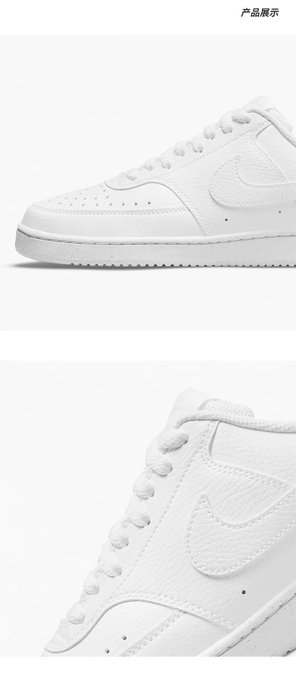 Nike Official Authentic Court Vision Women's Lightweight and Breathable Low-top Sneakers DH3158-100