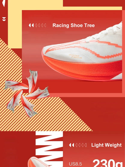 Li-Ning Men's RED HARE 8 PRO Racing Running Shoes BOOM FIBER Cushion Stable Anti-Slip Wearable Sneakers ARPV003 ARPV015 ARPW001