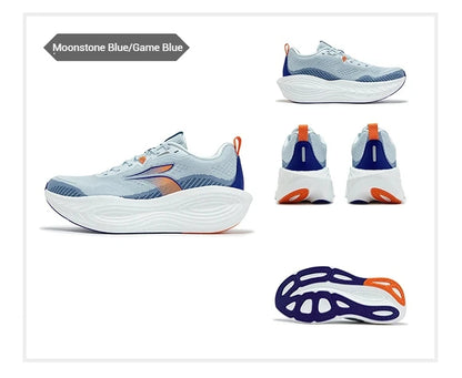 361 Degrees PopBlaze 5 Herren-Laufschuhe – Neue Dämpfung, dicke Sohle, atmungsaktiv, rutschfest, Outdoor-Jogging, Herren-Sneaker 672532212