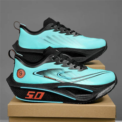 Air cushion running shoes, breathable outdoor sneakers, lightweight sports jogging shoes