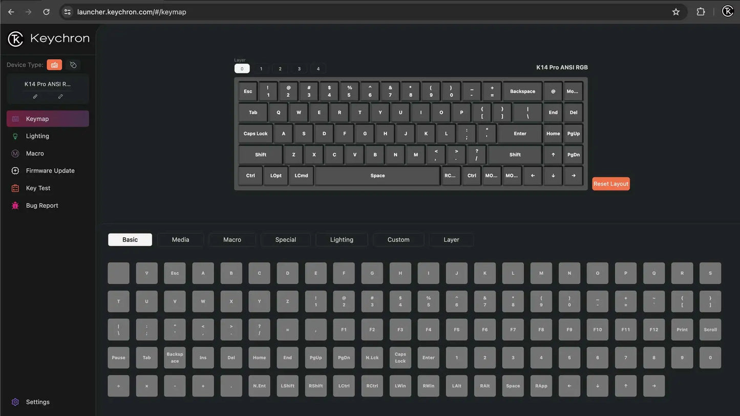 Keychron K3 Max QMK/VIA Ultra-Slim Wireless Custom Mechanical Keyboard Low Profile Gateron Switch Double-Shot PBT Keycap