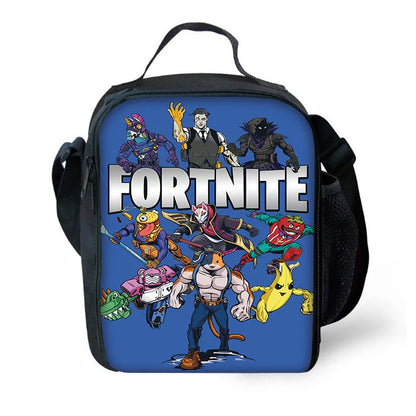 Child Insulated Large Fortnite Capacity Bag for Boy Hot Game Girl Student Outdoor Picnic Reusable Thermal Cooler Lunch Box