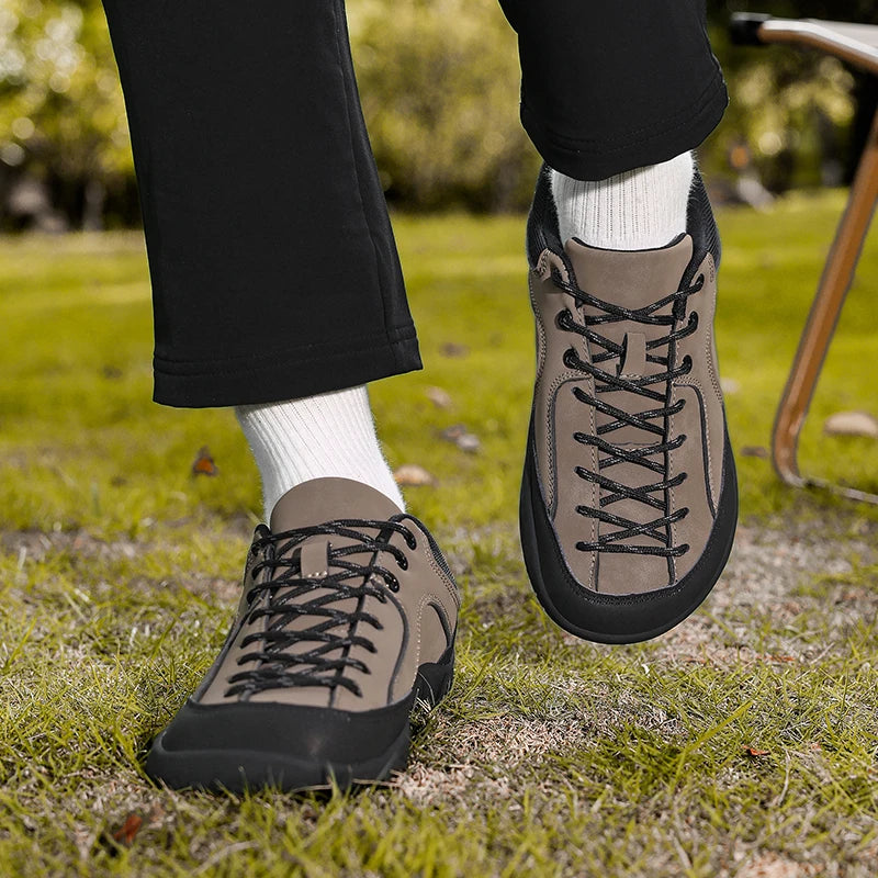 Miesten leveät kengät, minimalistiset paljasjalkasneakerit, vaellus- ja juoksukengät ilman korotuseroa, ulkoiluun sopivat leveäkärkiset liukumattomat sneakerit