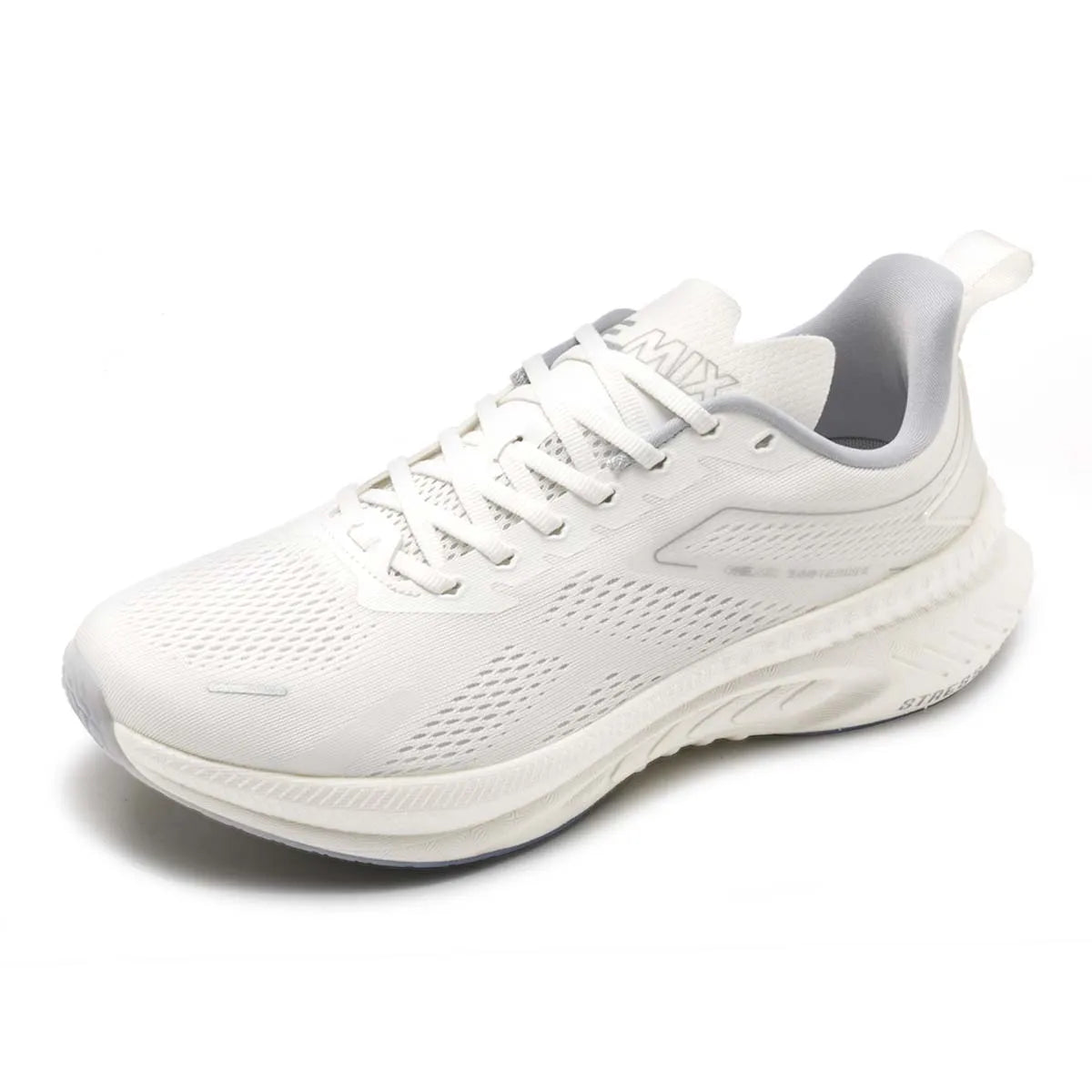 ONEMIX Nieuwe stijl herenhardloopschoenen voor herfst en winter, voor buiten, met demping, ademend, lichtgewicht en elastische sportschoenen