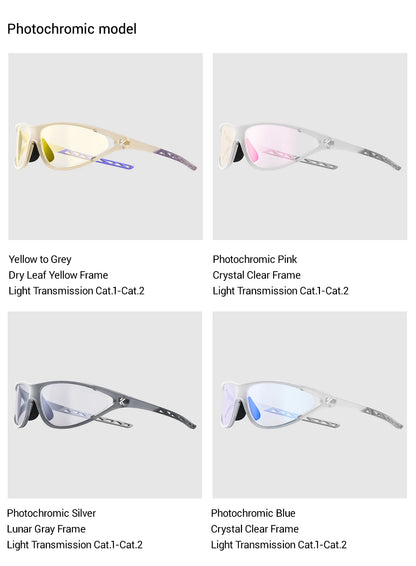 Kapvoe Hiking Sunglasses Camping Fashion Sunglasses for Men Photochromic Cycling Glasses MTB Bike Goggles Fishing Eyewear Sports