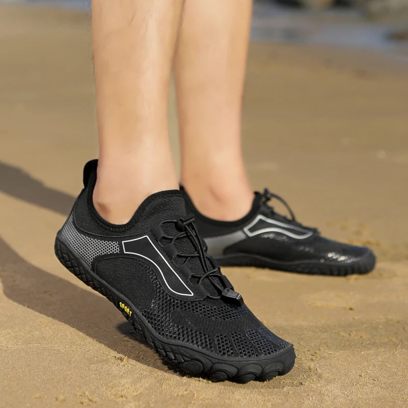 Pantofi de plajă „Barefoot Beach” pentru bărbați și femei, pantofi de apă de vară cu uscare rapidă, adidași pentru mers în apă în aer liber, pantofi ușori pentru sporturi acvatice