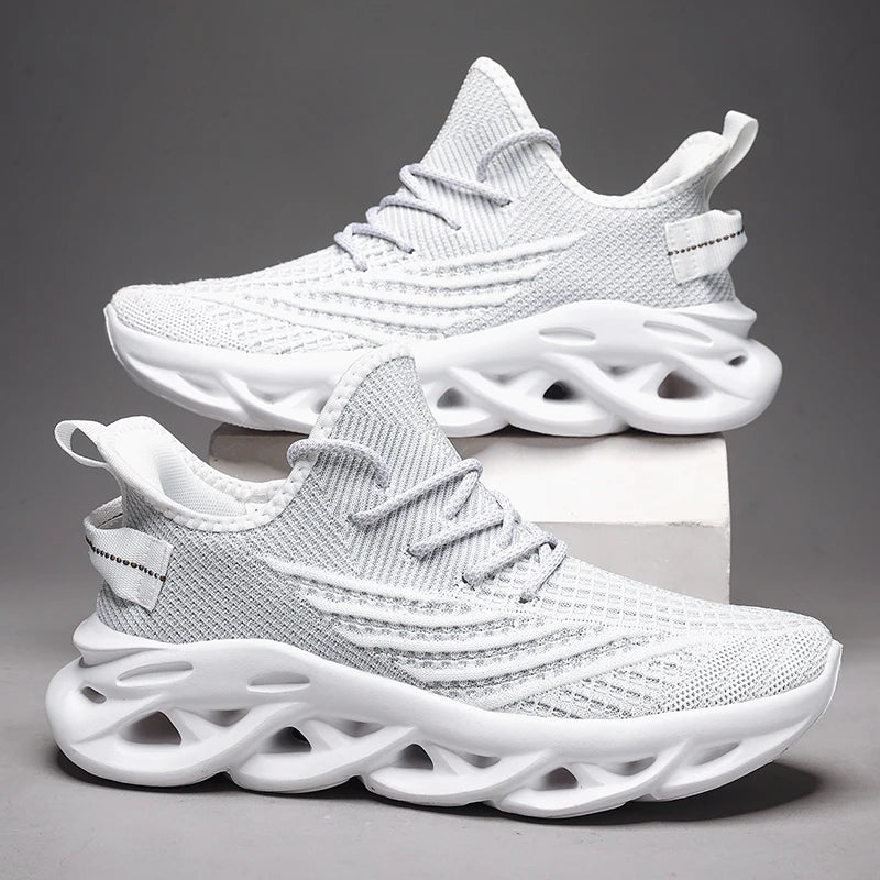 Men Sneakers Comfortable Breathable Mesh Tennis Outdoor Sports Running Gym Jogging Shoes Flat Lightweight Walking Shoes for Men
