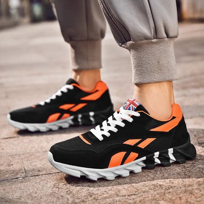 Men's Marathon Running Sports Shoes Casual Sneakers Soft Comfortable Training Shoes Wear-Resistant Sneakers for Men