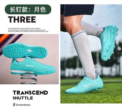 New Men's Football Boots Match Professional Sneakers Non-slip Soccer Shoes Outdoor Drop Shipping Unisex Training Sport Futsal