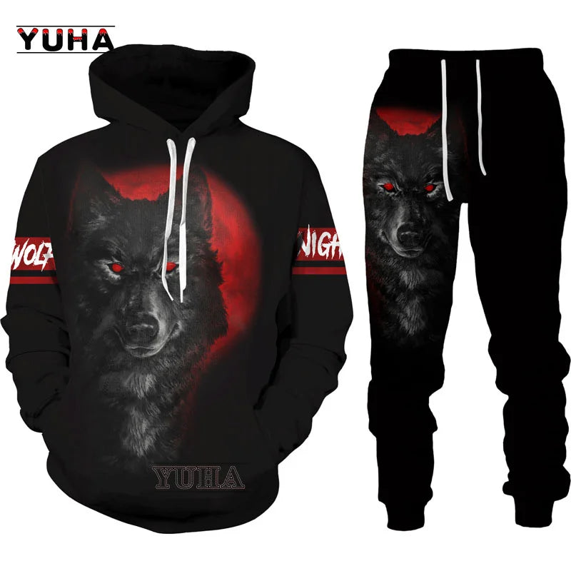 Fashion Autumn Lion, Wolf Hoodies White Tiger Skin 3D All Over Printed Men's Sweatshirt Unisex Zip Pullover Casual Jacket