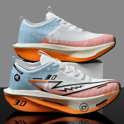 Running Shoes Specialty Men Marathon Sports Carbon Plate Breathable Ultralight Women Comfortable Athletic Cushion Stability Sneakers