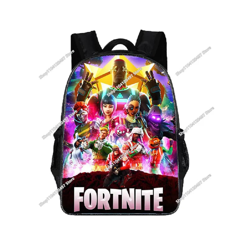 Fortnite School Bags Boys Girls Backpacks Large-capacity Knapsack High-quality Bookbags Fortnite Figure Laptop Bag Gift