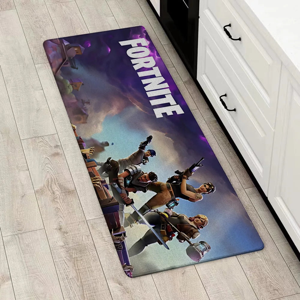 Entrance Front Door Doormat For Fortnite Game Non-slip Kitchen Rug Living Room Rugs Balcony Bathroom Foot Mat Floor Mats Carpet