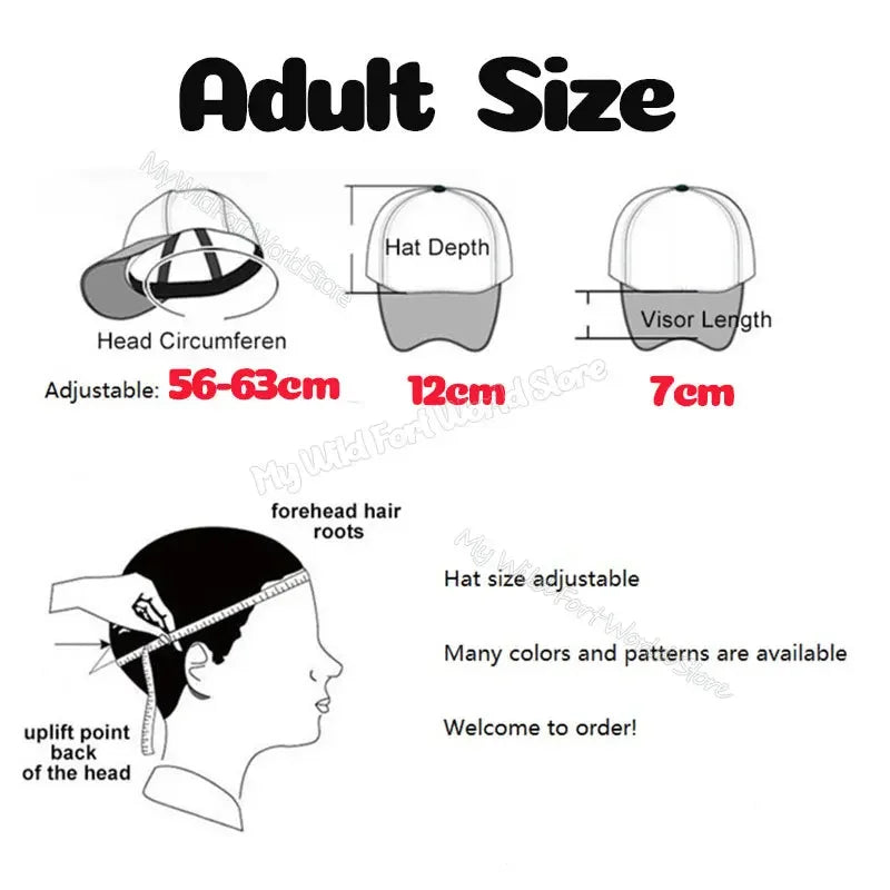 Cartoon SpongeBob Men Women Baseball Cap Outdoor Travel Boy Girl Mesh Sunhat Adult Hip Hop Dad Hat Summer Sport Trucker Peak Cap