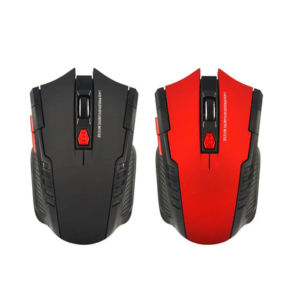 Mouse gaming optic wireless 2.4GHz cu receptor USB, 2000DPI, 6 butoane, pentru computer și laptop, accesorii