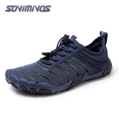 Men's Trail Running Shoes, Lightweight Athletic Zero Drop Barefoot Shoes Non-Slip Outdoor Walking Minimalist Shoes for Women