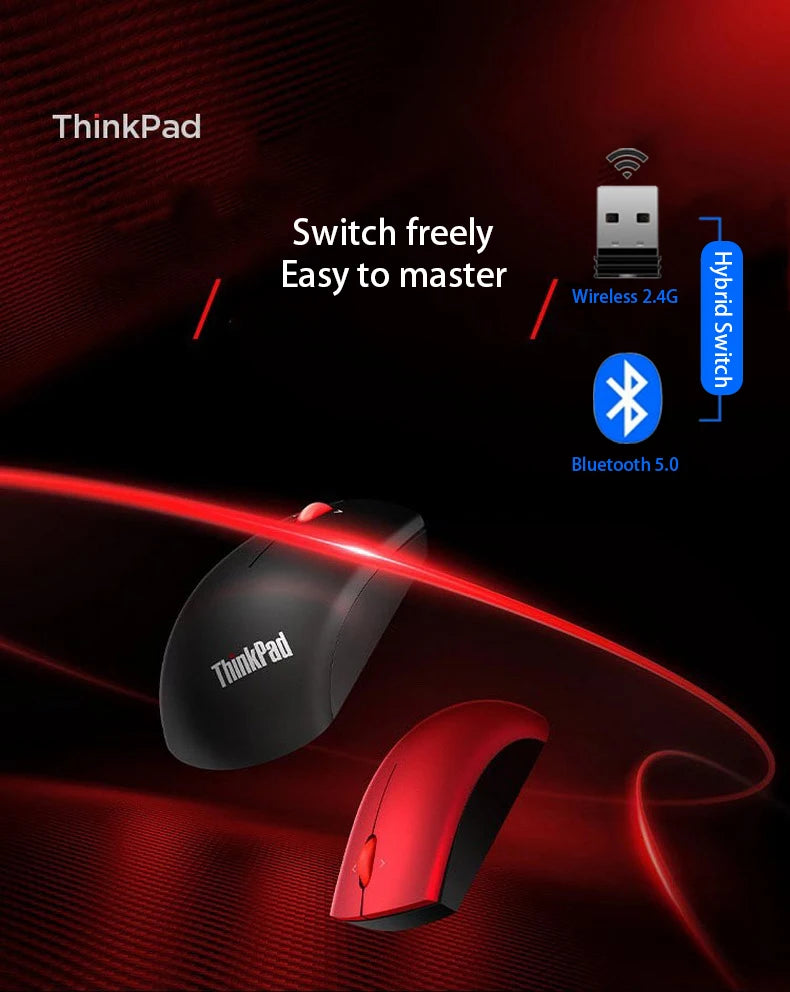 Lenovo ThinkPad Office Mouse 4Y50Z21427 musta Bluetooth + langaton kaksitoiminen hiiri