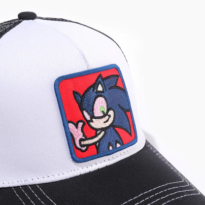 Hot Sale Unisex Cartoon Cap High Quality Sonic The Hedgehog Shadow Sonic Breathable Sun Hat Kids Gifts Cap Fashion Mouse Hat