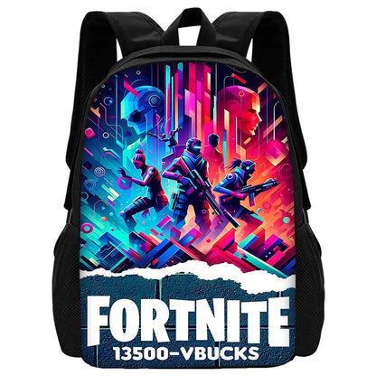 Classic Game Fortnite Kids Backpacks Boys and Girls Student Birthday Gift Child School Bags Unisex Camping Durable Rucksack