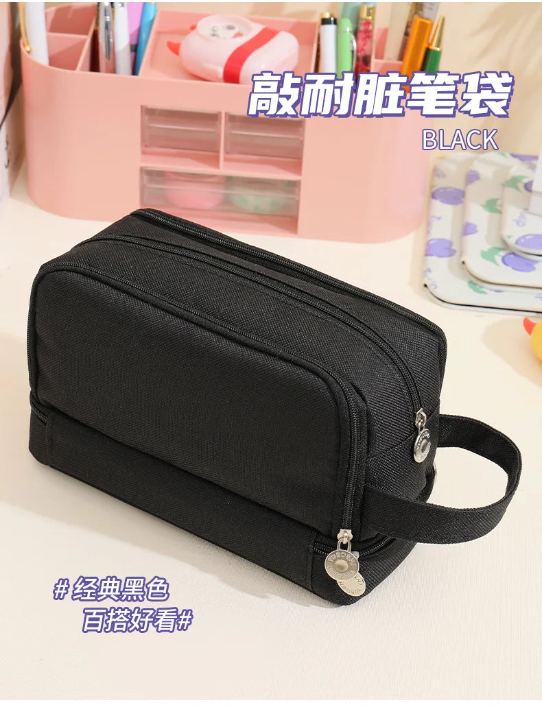 Game Anime Fortnites Student Pencil Case Cute Boy Girl Pencil Bag High-capacity Pencil Case Nylon Pen Case School Kids Stationery