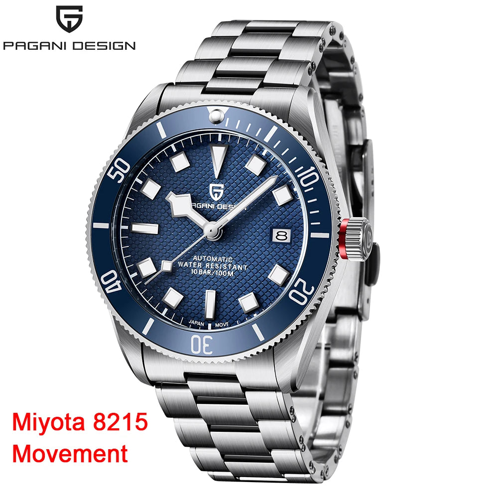 PAGANI DESIGN BB58 Men's Watches Mechanical Watch For Men Luxury Automatic Watch Men's NH35 Movement Waterproof Reloj Hombre PD-1671