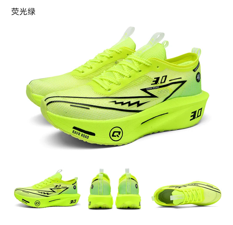 Running Shoes Specialty Men Marathon Sports Carbon Plate Breathable Ultralight Women Comfortable Athletic Cushion Stability Sneakers
