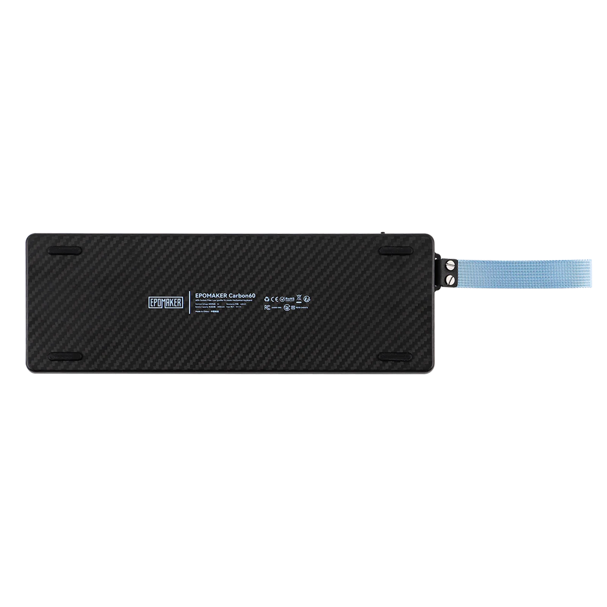 EPOMAKER Carbon60 60% QMK/VIA ANSI VIA Wired/Bluetooth 5.0/2.4GHz Wireless Portable Mechanical Keyboard Carbon Fiber Case
