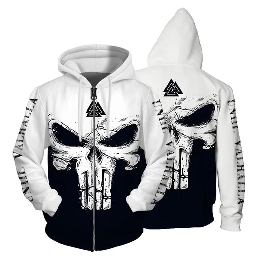 Produit gaming premium Fraquane, produits de luxe, nouvelle génération, équipement gamer, Autumn Sweatshirt New In Hoodies & Sweatshirts Comfortable Fashion Skull Print Keep Warm Clothing Man Hoodie Men's Clothing Tops