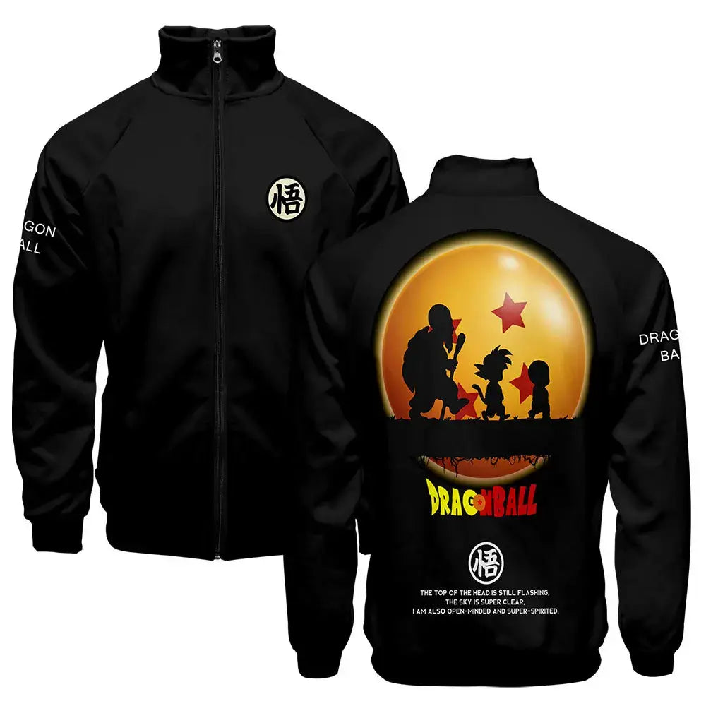 Dragon Ball 3D Print Zipper Hoodie Cool Fashion Men/Women/Kids Long Sleeve Hoodies Sweatshirt Casual Cosplay Jacket Clothes, Produit gaming premium Fraquane, produits de luxe, nouvelle génération, équipement gamer