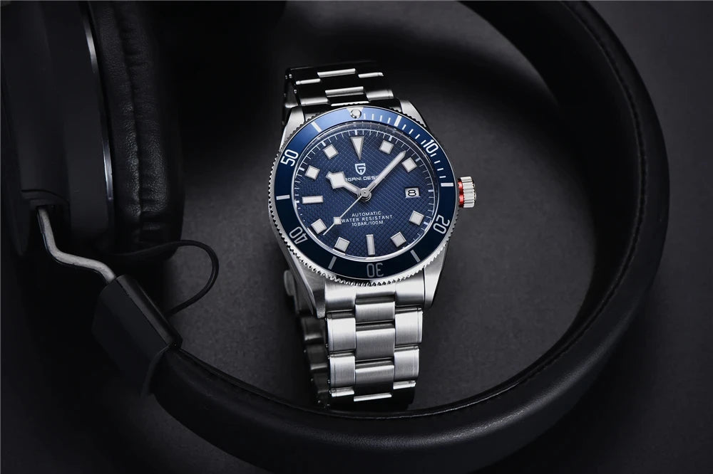 PAGANI DESIGN BB58 Men's Watches Mechanical Watch For Men Luxury Automatic Watch Men's NH35 Movement Waterproof Reloj Hombre PD-1671
