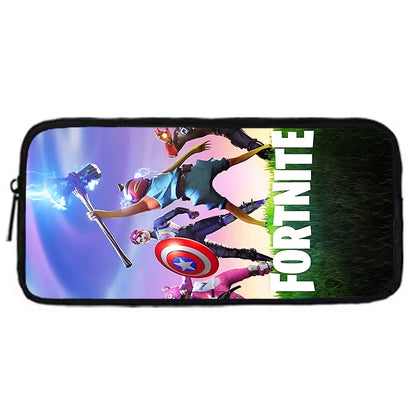 Hot Game Design Child Backpacks Lunch Bag Pencil Case Large Capacity School Bags for Boys and Girls Best Gift Fortnite