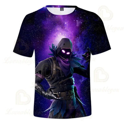 Fortnite Victory Royale Ninja Fashion 3D -T-paidat, kesäiset lyhythihaiset lastenvaatteet, sarjakuvapainatus, vauvanvaatteet, lasten T-paita