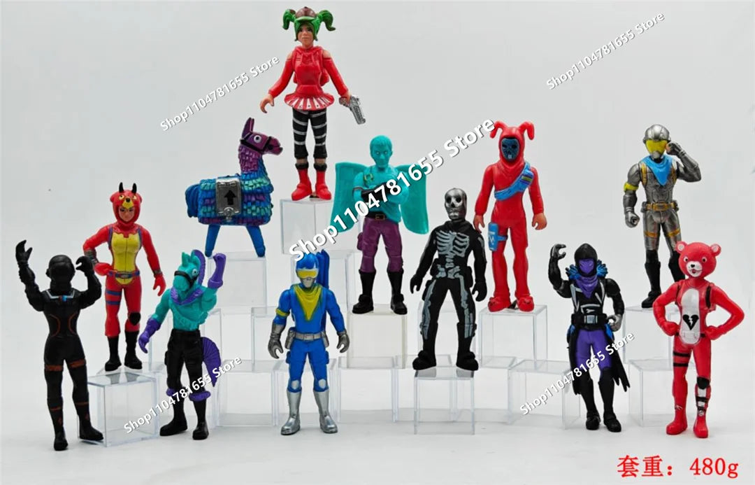 8Pcs/Set 10cm Fortnite Toys Action Figure Model Game Battle Royale Cool Toy Doll Kids Boys Fun Birthday Xmas Gift