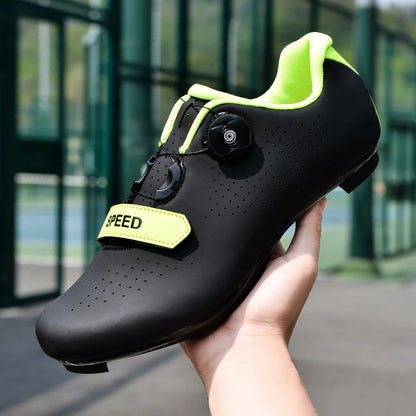 Kerékpáros cipő MTB, országúti, sportos, gyors kerékpáros cipő férfiaknak és nőknek, hegyi versenyzéshez, lapos talpú, SPD, Zapatillas Ciclismo MTB