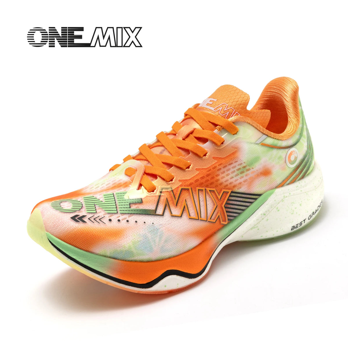 ONEMIX Nowe buty do biegania maratońskiego z podeszwą z nylonu i włókna węglowego – amortyzujące, profesjonalne, zapewniające stabilne wsparcie, ultralekkie, z doskonałym odbiciem