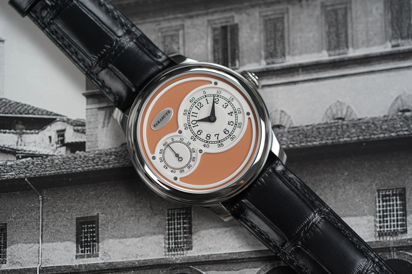 FARASUTE Retro Hangzhou Customized Automatic Mechanical Watch Men Fashion Sapphire Wristwatch Waterproof Montres Pour Hommes