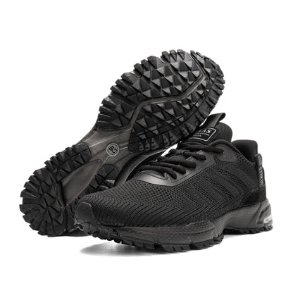 Baasploa Herren-Laufschuhe – Marke: Casual, leichte Designer-Jogging-Schuhe aus Mesh für Herren, atmungsaktive Sport- und Wanderschuhe mit Schnürung