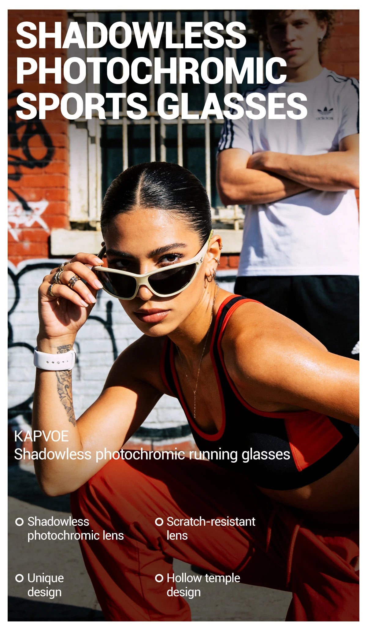 Kapvoe Hiking Sunglasses Camping Fashion Sunglasses for Men Photochromic Cycling Glasses MTB Bike Goggles Fishing Eyewear Sports