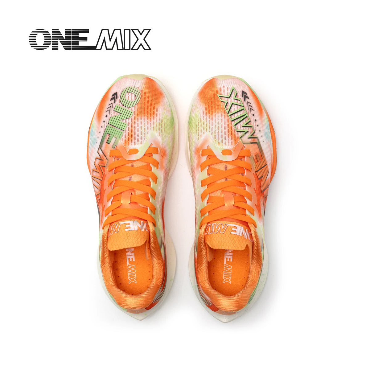 ONEMIX Nowe buty do biegania maratońskiego z podeszwą z nylonu i włókna węglowego – amortyzujące, profesjonalne, zapewniające stabilne wsparcie, ultralekkie, z doskonałym odbiciem