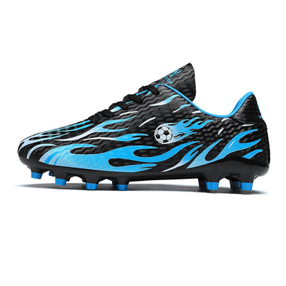 Chaussures de football professionnelles pour enfants et hommes, chaussures de sport à tige basse avec soutien de la cheville, pour jeunes, entraînement et matchs, antidérapantes et durables