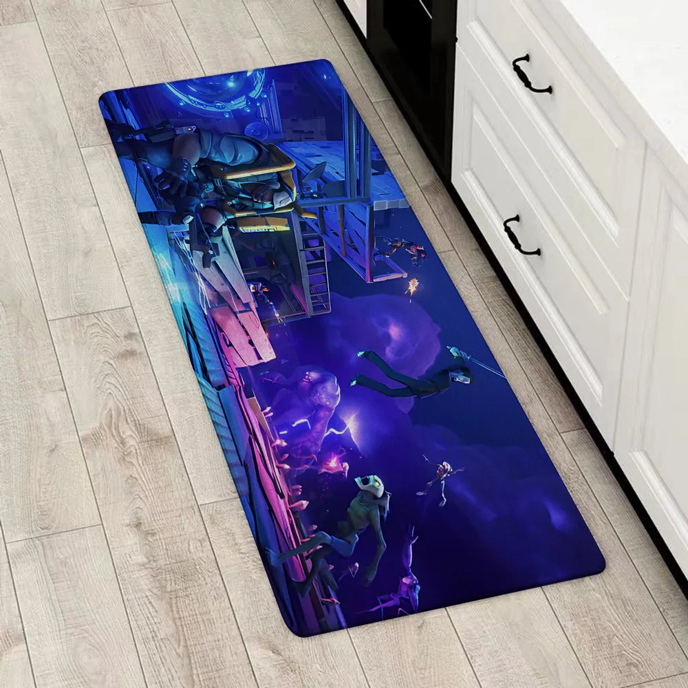 Game Fortnite Entrance Front Door Doormat Non-slip Kitchen Rug Living Room Rugs Balcony Bathroom Foot Mat Floor Mats Carpet