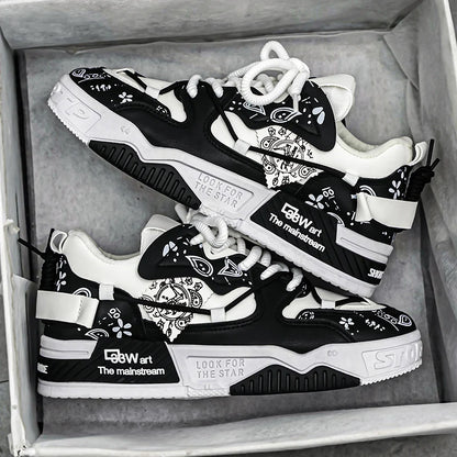 Męskie buty sportowe i codzienne do deskorolki, modne buty męskie, modne buty uliczne, buty do codziennego chodzenia