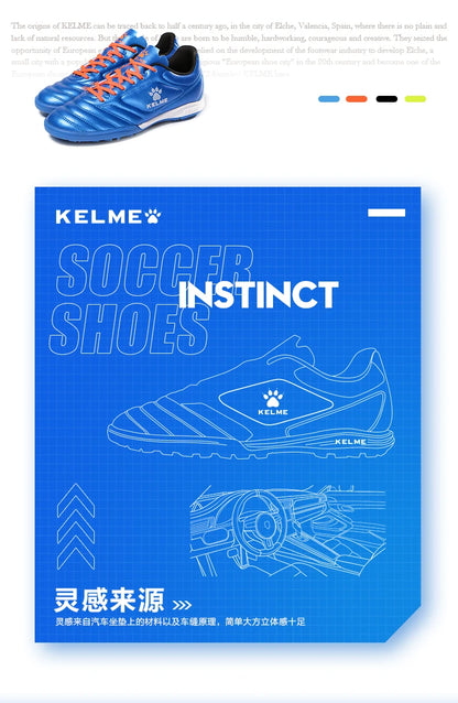 Kelme Tf Broken Nail Football Shoes, Adult Youth Non-Slip Football Shoes, Artificial Grass Five-a-Side Game Football Shoes Sports