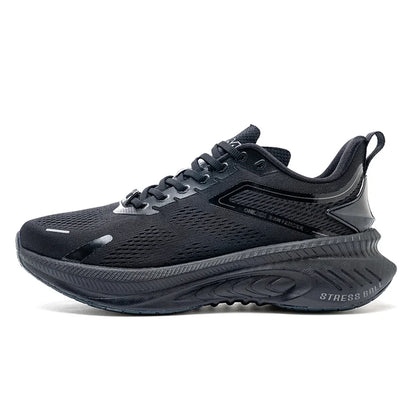 ONEMIX Nieuwe stijl herenhardloopschoenen voor herfst en winter, voor buiten, met demping, ademend, lichtgewicht en elastische sportschoenen