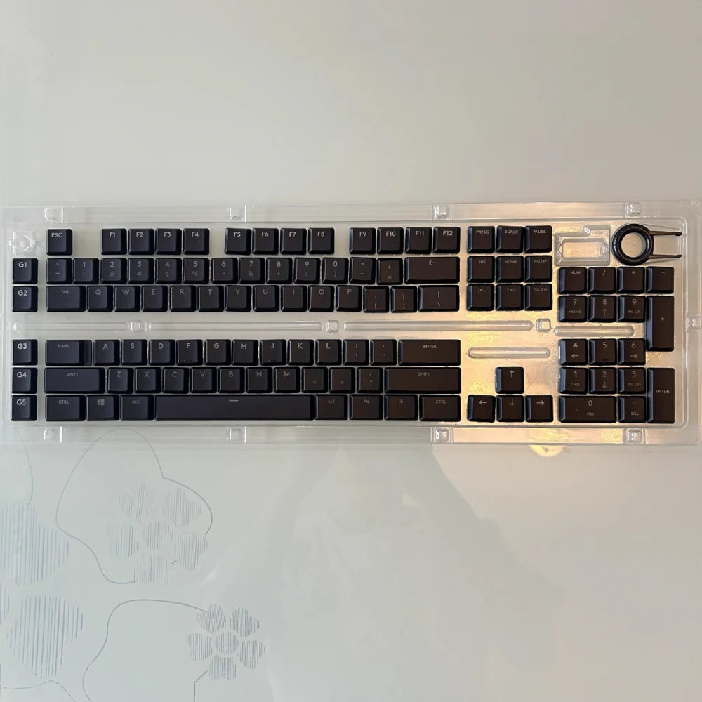 G915 913 TKL G815 G813 Textured Anti Slip Transparent Backlit Keycap, Suitable for Logitech Mechanical Keyboard