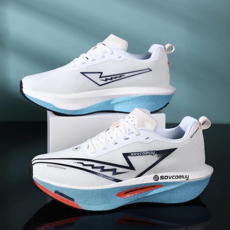 Running Shoes Specialty Men Marathon Sports Carbon Plate Breathable Ultralight Women Comfortable Athletic Cushion Stability Sneakers