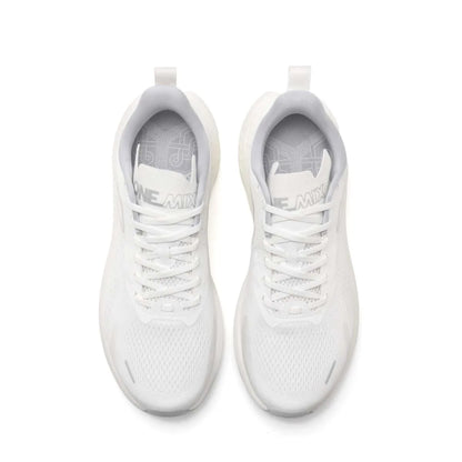 ONEMIX Nieuwe stijl herenhardloopschoenen voor herfst en winter, voor buiten, met demping, ademend, lichtgewicht en elastische sportschoenen