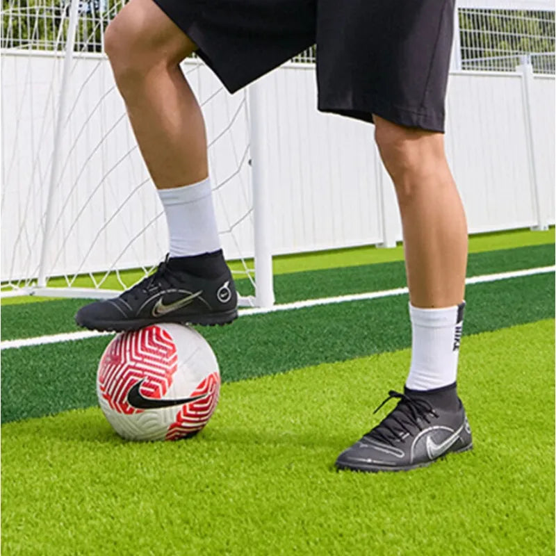 Nike muške srednje visoke tenisice SUPERFLY 10 ACADEMY sports Frisbee razbijene nokatne nogometne kopačke DJ2909-007
