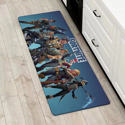 Game Fortnite Entrance Front Door Doormat Non-slip Kitchen Rug Living Room Rugs Balcony Bathroom Foot Mat Floor Mats Carpet