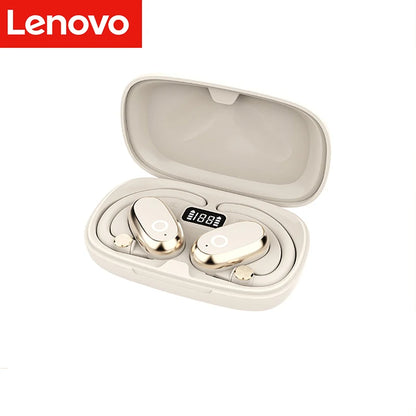 Casque sans fil Bluetooth Lenovo avec microphone intégré, port de charge USB Type C, isolation phonique, confortable, circumaural.
